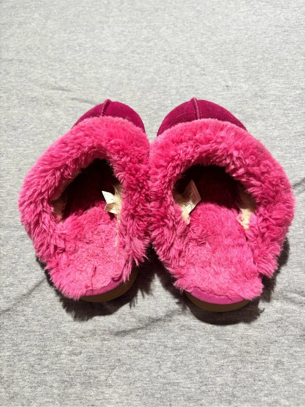 UGG Kids Hot Pink Slip-On Slippers